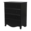 DaVinci Emily 4-Drawer Dresser - Ebony