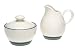 Pfaltzgraff Ocean Breeze Stoneware Sugar and Creamer Set