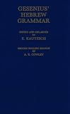 Gesenius` Hebrew Grammar
