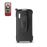 New Fashionable Perfect Fit Swivel Holster with Belt Clip for Samsung Rant M540 AT&T - Black