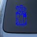 OSCAR THE GROUCH - Vinyl Car Decal Sticker #A1628 | Vinyl Color: Blue