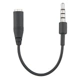 Headphone Adapter for Apple iPhone Recessed Jack 3.5mm Male Female Extension Plug - Blackby eforcity