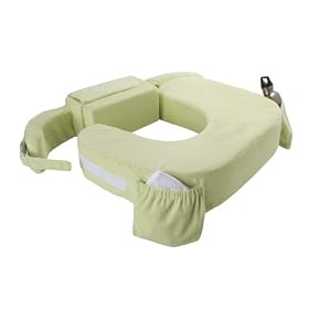 My Brest Friend Twins Plus Deluxe Nursing Pillow, Green, 0-12 Months