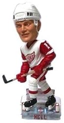 Detroit Red Wings Brett Hull Action Pose Forever Collectibles Bobble Head - Hockey Sports Merchandise