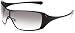 Oakley Women's Dart Iridium Sunglasses,Polished Black Frame/Black & Clear Lens,one size