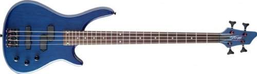 Stagg BC300-TB 4 String Fusion Electric Bass Guitar - Transparent Blue On Sale