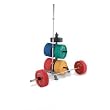 Hampton Fitness IPT-BP International Bumper Plate Rack with 2 International Bar Holders