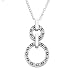 20 Sparkling Diamond Double Circle of Love, with title=
