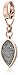 Fossil Feather Rose Gold Charm
