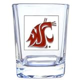 Washington State Cougars Square Shot Glass - NCAA College Athletics Fan Shop Sports Team Merchandise
