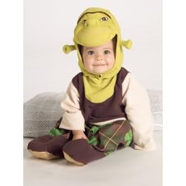 Fancy Dress Costume - Shrek Baby Costume - Shrek - Newborn