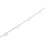 Signature 10'' Open Heart Station Anklet