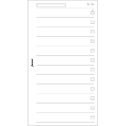Filofax Papers To Do List Personal Size - FF-132204