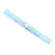 Watchband Genuine Lizard Light Blue 14mm