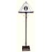 US Air Force Floor Lamp with cast body and Tiffany shade