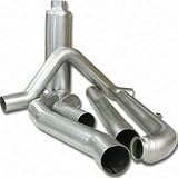 Bully Dog 81510 4 Single Aluminized Steel Turbo Back Exhaust System by Bulldog