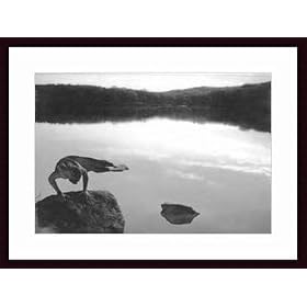 Balance - Yoga, Art Poster with Wood Frame, poster size: 28