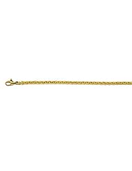 18KT Green Wheat 2.8mm Necklaces Length = 20