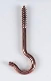 Professional Series 4 Pot Rack Ceiling Hooks: Copper Plated 9872