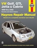 HAYNES REPAIR MANUAL for VW GOLF/JETTA NUMBER 96018