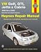 Automotive : HAYNES REPAIR MANUAL for VW GOLF/JETTA NUMBER 96018