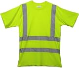 Class Three Level 2 LIME safety SHIRTS with Silver stripes XXL Size