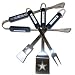 Motorhead Products MH5011 NFL 4-Piece BBQ Grilling Utensil Set, Cowboys