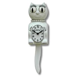 Kit-Cat Clock, White