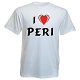 Cotton T-Shirt With I Love Peri