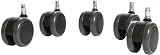 Topstar 6990 Gro&szlig;e Design-Hartbodenrollen 11 mm (Set = 5 Rollen)