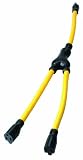 read full review Coleman Cable 09018 Y-Splitter, Extending Outlet Adapter, Splits 1 to 2 Outlets, 2-Ft