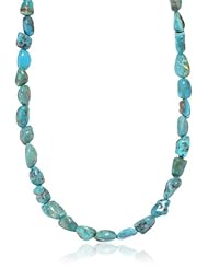 Sterling Silver Turquoise Nugget Necklace
