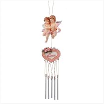 Alabastrite Cupids ''Love'' Windchime - Style 32281