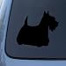 SCOTTISH TERRIER SILHOUETTE - Dog Decal Sticker #1555 | Vinyl Color: Black