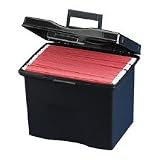 RUB46606 - Stackable File Caddy, 10-1/2x13-1/2x11-1/4, Black