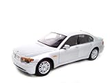 BMW 745i 7 SERIES 745 SILVER 1:18 DIECAST MODEL
