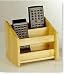 Lipper Remote Control and Phone Organizer NATURAL WOOD