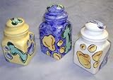 Dancing Bones Pet Treat Jar : Color BLUE : Size LARGE 7 INCH