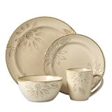 Pfaltzgraff Everyday Daisy Chain Dinnerware Set, 48 Piece, Service for 12