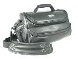 Vidpro VID-200 Black Water Resistant Extra-Large Durahyde Digital Video Camcorder Bag