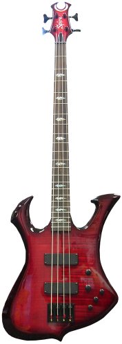 Dean Spire Bass, Transparent Red