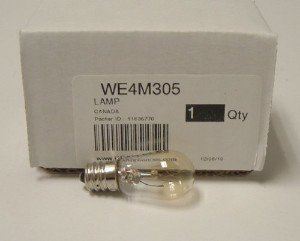 GE Gneral Electric DRYER LIGHT BULB WE4M305