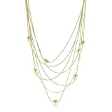 Marcia Moran Layered With Solid Oval Shapes Necklac