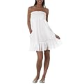 Moss Sup Co True White Tube Dress w/ Smocked Bodice - XS