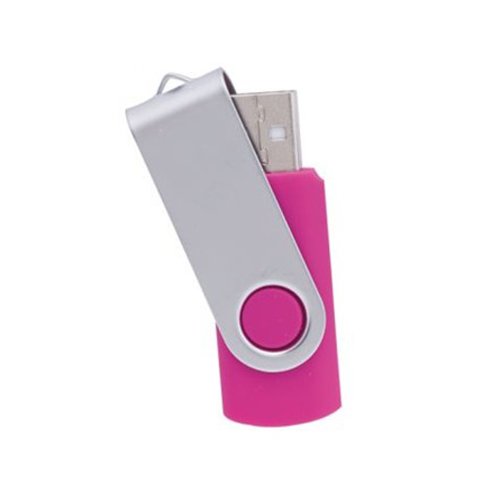 KOOTION Genuine Swivel Memory stick USB2.0 Flash Memory Drive (8G, Pink)