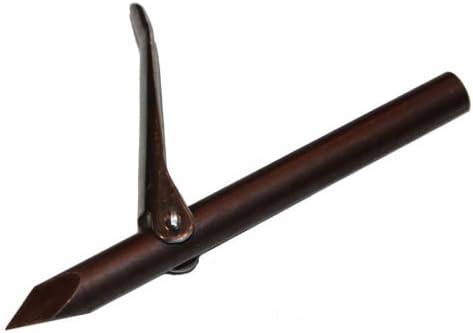 3 1/2 inch Tri-Cut Single Barb Spear Head, 6mm Female Thread