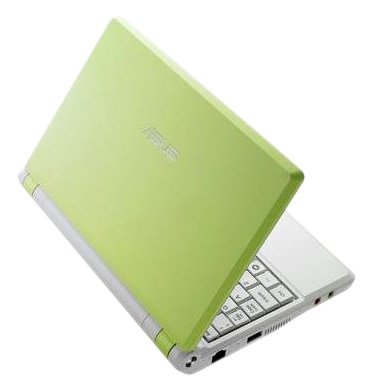 ASUS Eee PC 2G Surf 7 Screen 800 MHz Intel Celeron Processor 512 MB RAM 2 GB Hard Drive Linux Preloaded Lush Green