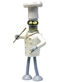 Futurama Series 8 Action Figure - Chef Bender Includes Exclusive Roberto Build-A-Bot Part