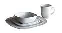 Denby White Squares 16 Piece Boxed Tableware Set