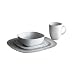 Denby White Squares 16 Piece Boxed Tableware Set